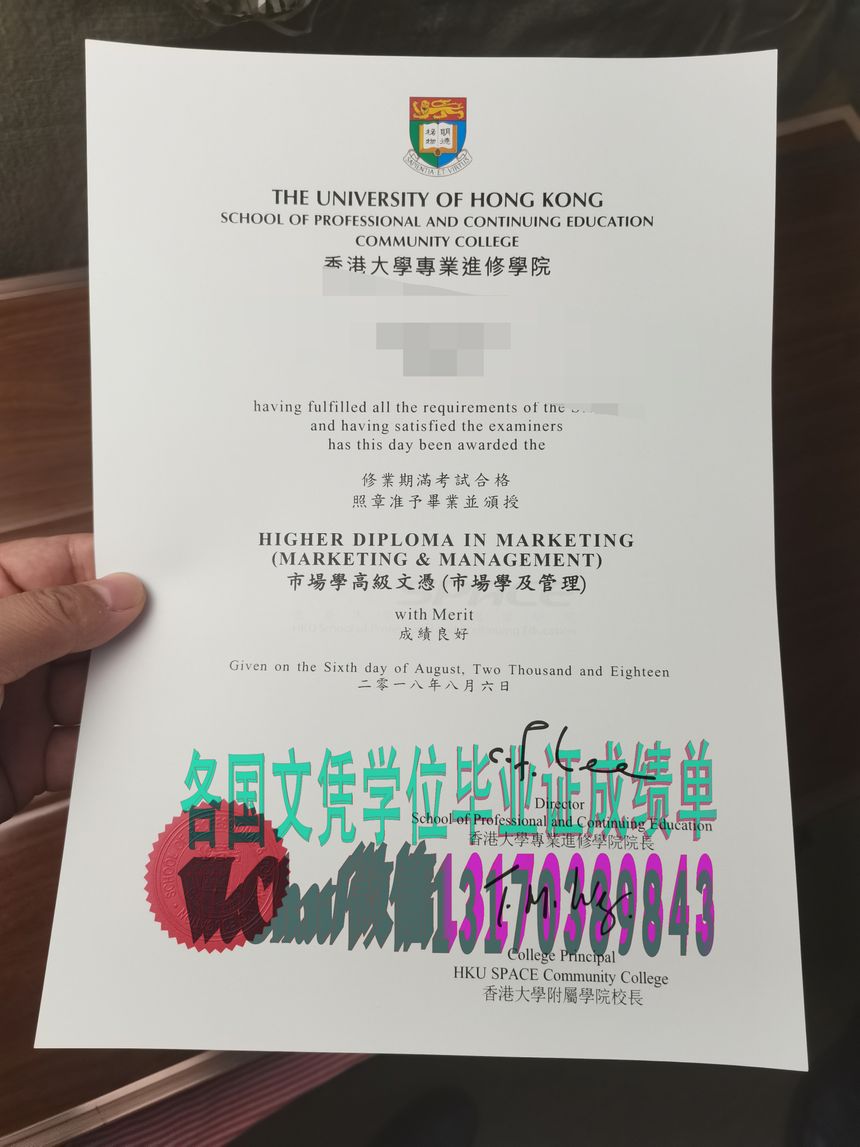 买假的香港大学专业进修学院学位证书