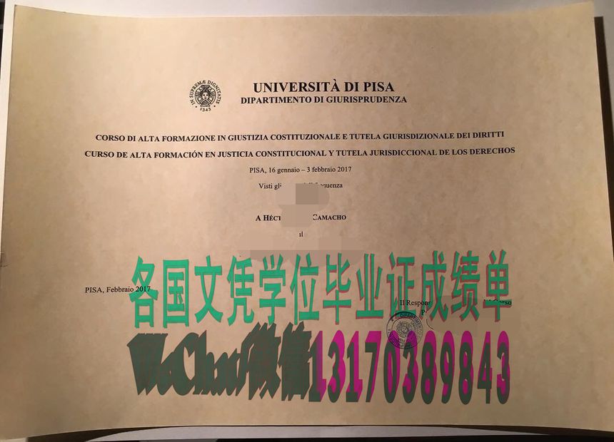 比萨大学毕业证哪里能办