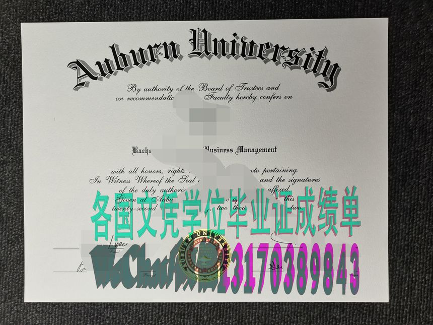 精仿奥本大学毕业证