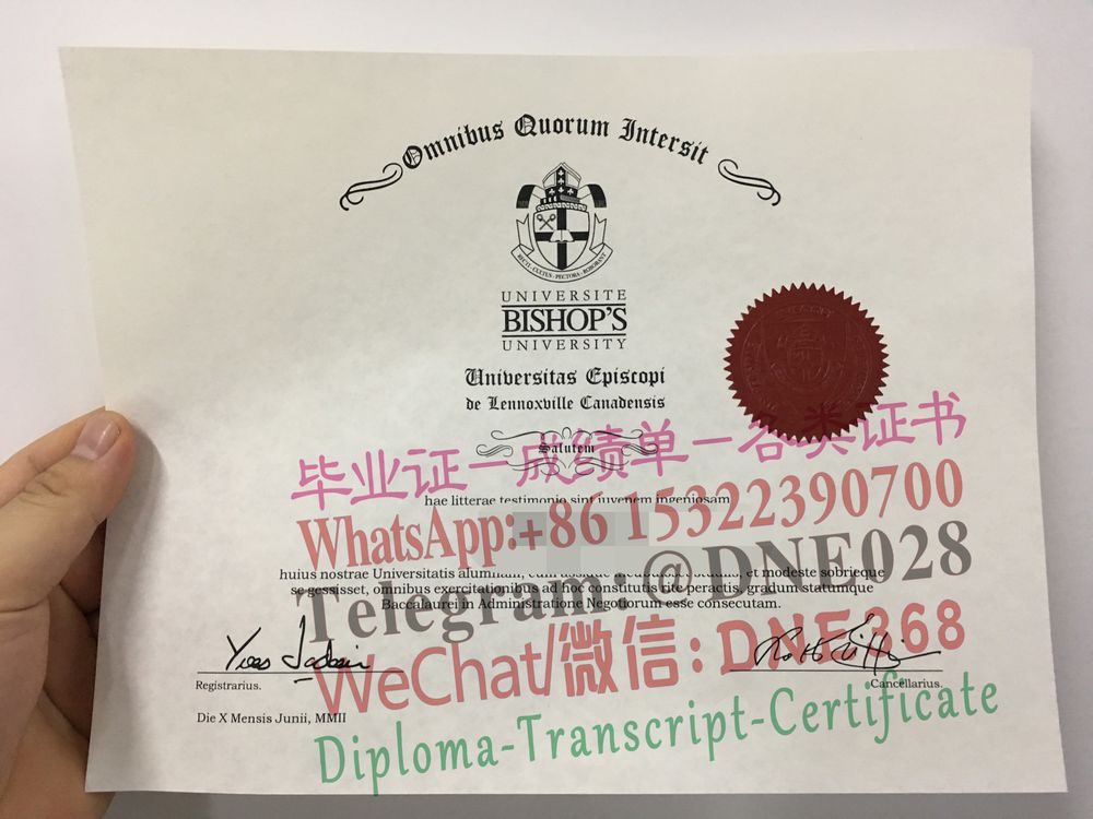 加拿大主教大学毕业证样本